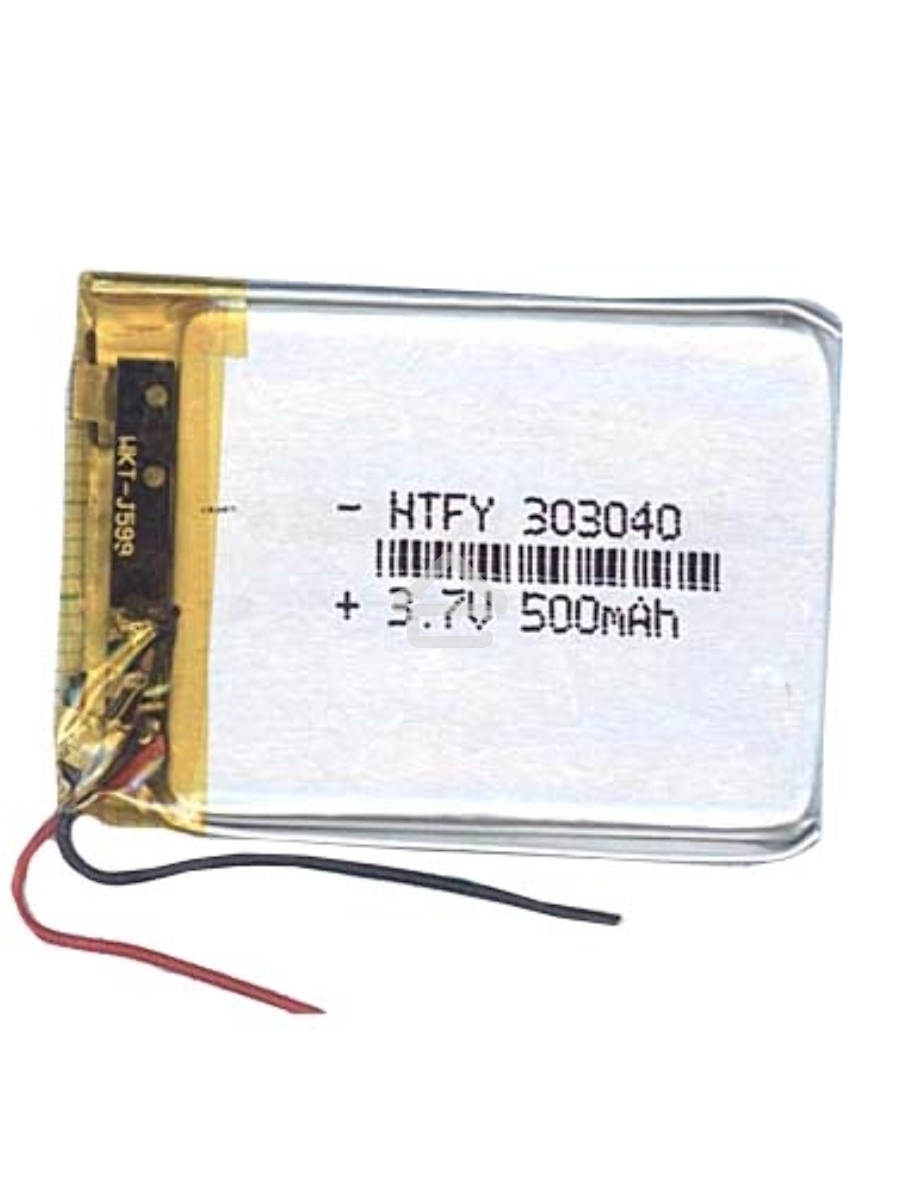 Аккумулятор Li-Pol (батарея) 3*30*40мм 2pin 3.7V/500mAh