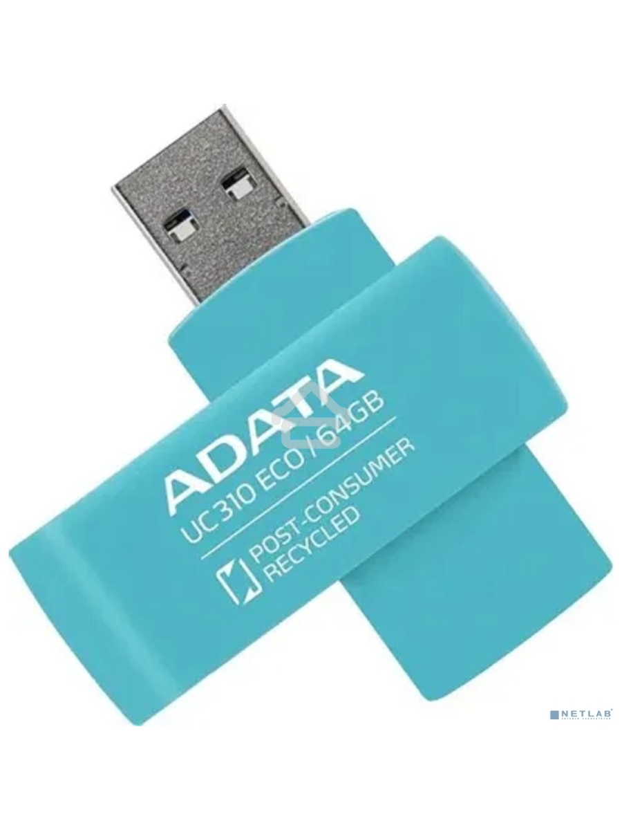 Флеш диск ADATA USB3 64GB GREEN UC310E-64G-RGN