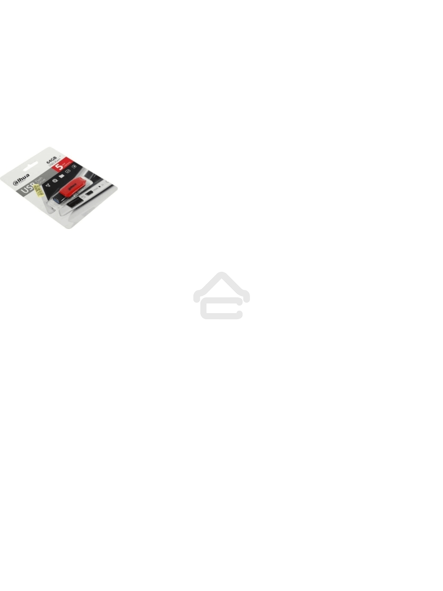Флеш Диск Dahua U176 64Gb <DHI-USB-U176-31-64G>, USB3.1, пластиковая