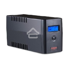 Источник бесперебойного питания ExeGate EP212515RUS Power Smart ULB-600 LCD 600VA, черный, 2 евророзетки, USB