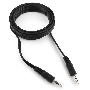 Кабель аудио Cablexpert CCA-404-3M, Jack3.5 - Jack3.5, 3м