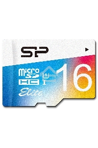 Флеш карта microSD 16GB Silicon Power Elite microSDHC Class 10 UHS-I
