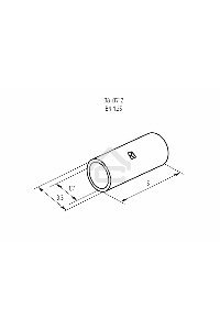 Соединительная гильза L-15 мм 0.5-1.5 мм² (ГМЛ (DIN) 1,5) REXANT
