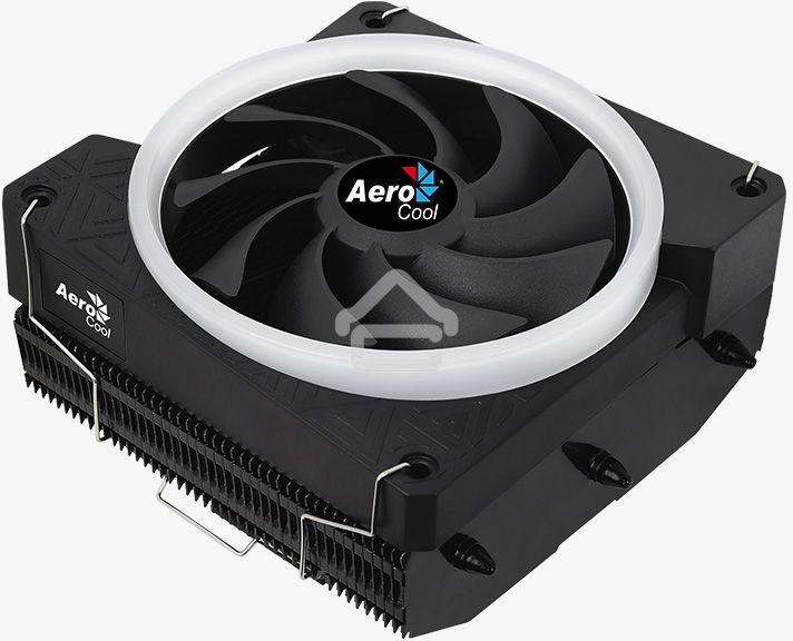 Кулер для процессора AeroCool/Formula Cylon 3H черный, 120 мм, алюминий, 1800 об/мин, 24.3 дБ, 4 pin, 125 Вт, 98 мм