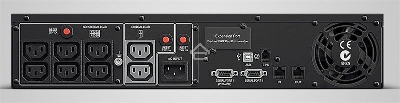 Источник бесперебойного питания CyberPowerLine-Interactive PR1000ELCDRT2UA 1000VA/900W USB/RS-232/Dry/EPO/SNMPslot/RJ11/45 (8 IEC С13)