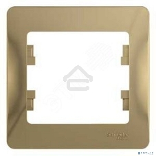 Рамка 1-м Glossa титан SchE GSL000401