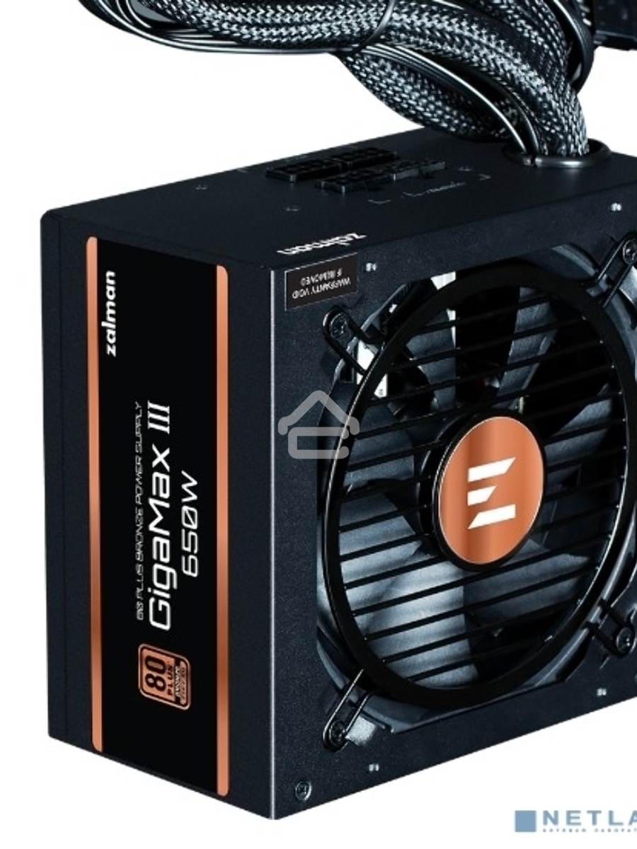 Блок питания Zalman GigaMax III 850W Retail (ZM850-GV3), 850Вт, 80 PLUS Bronze, 120мм, черный