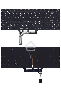 Клавиатура для ноутбука MSI Alpha 15 A4DE(MS-16UK), черная