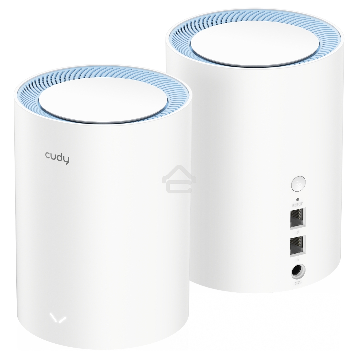 Бесшовный Mesh роутер Cudy M1200 (M1200 2-PACK) AC1200 Wi-Fi белый (упак.:2шт)