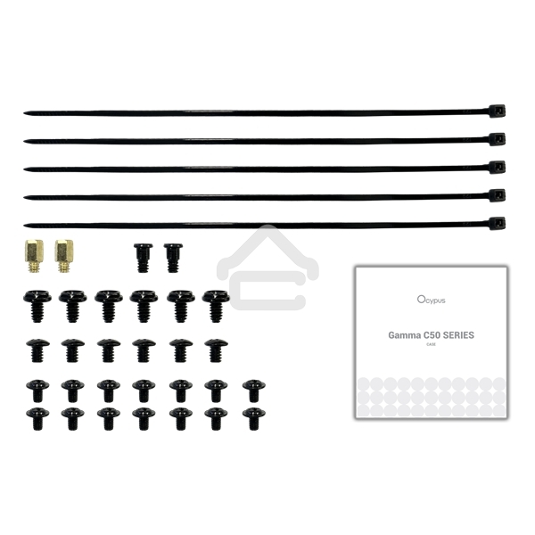 Компьютерный корпус Ocypus Gaммa C50 без БП черный (Gaммa-C50-BKG000XX-GL)