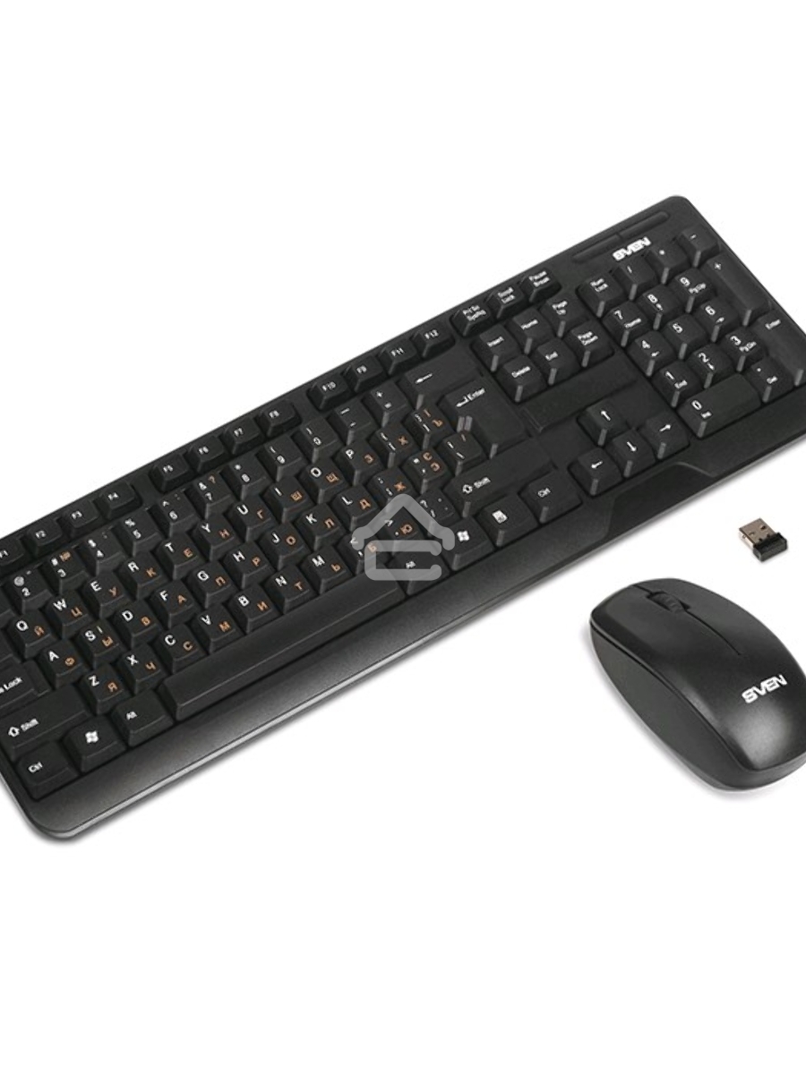 Клавиатура + мышь Sven Comfort 3300 Wireless Беспроводной SV-03103300WB
