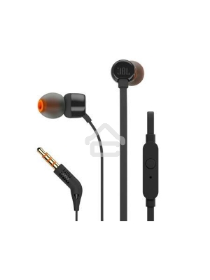 Наушники проводные  JBL  T110  черный