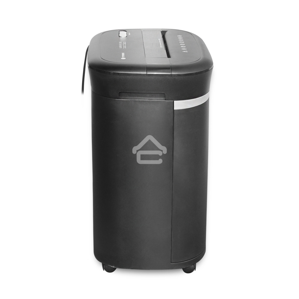 Шредер ГЕЛЕОС УМ28-4, DIN P-4 (4 ур-нь секр.), фрагмент 3,9х30мм, 19-21 лист (70г/м2), CD/пл.карты/скрепки/скобы, 28 литров