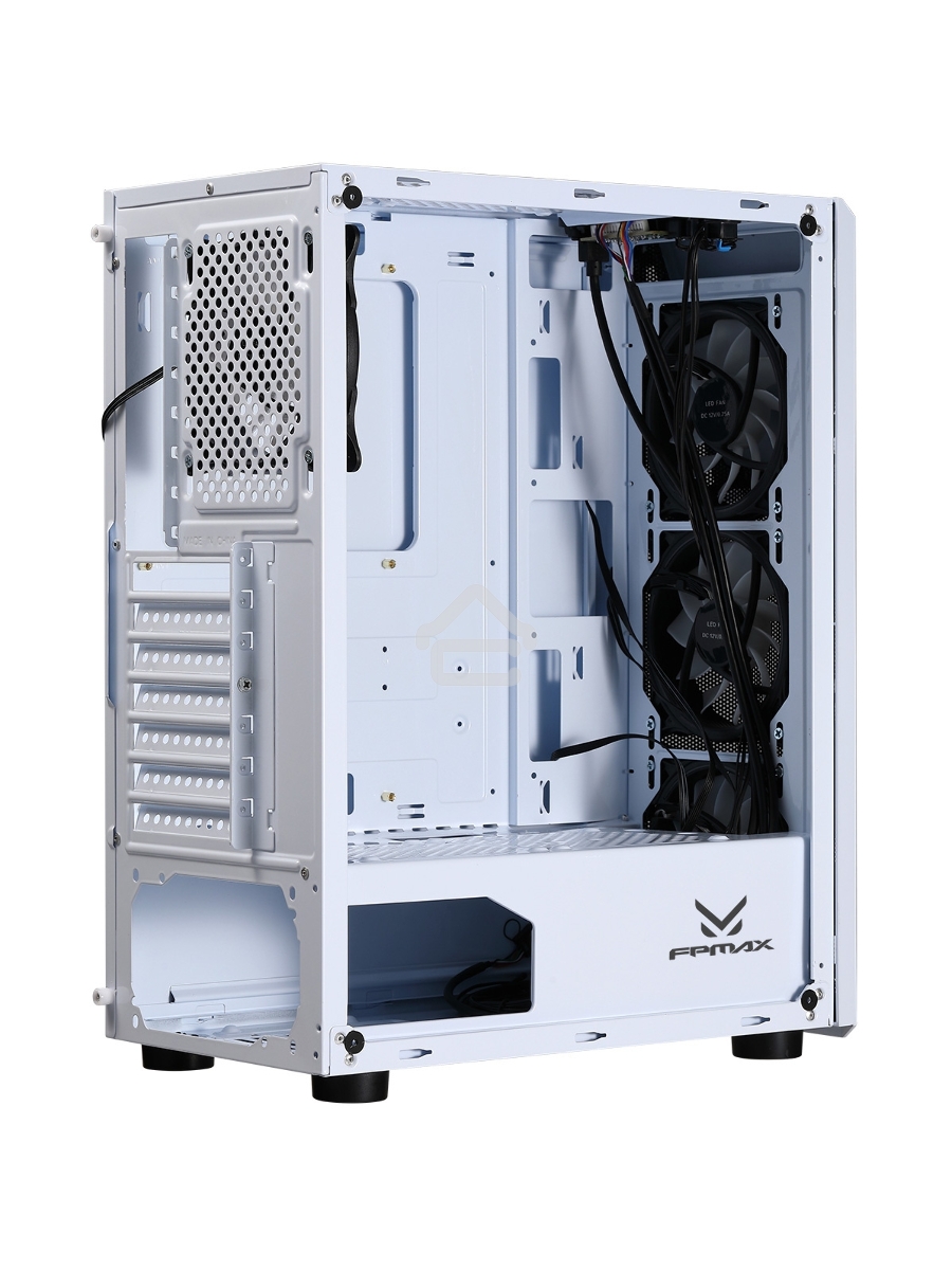 Компьютерный корпус AeroCool / Formula CL-3303W RGB белый без БП ATX 6x120mm 2xUSB2.0 1xUSB3.0 audio bott PSU