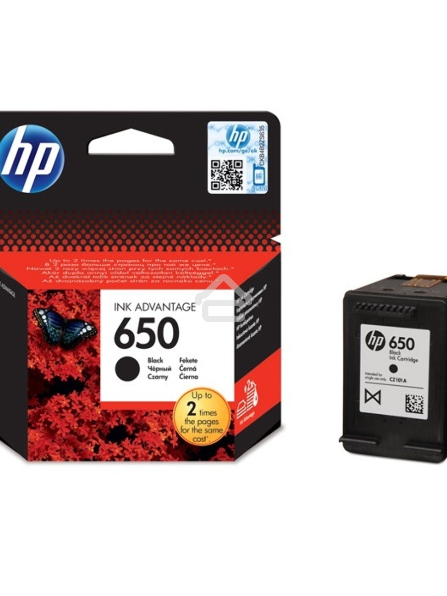 Картридж струйный HP 650 CZ101AE черный для HP DJ IA 2515