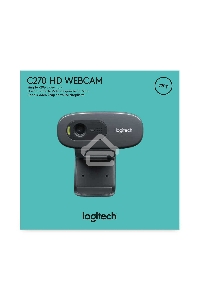 Цифровая камера Logitech Webcam HD Pro C270, 3MP, 1280x720, Rtl