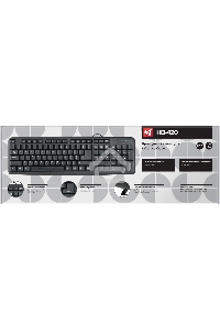 Клавиатура Defender HB-420  проводная, USB, черный