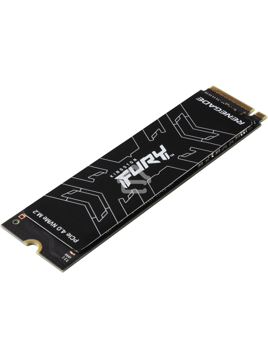 Накопитель SSD Kingston Fury Renegade, 500Gb, PCIe 4.0 x4, M.2 2280, NVMe, R/W 7300/3900, с радиатором