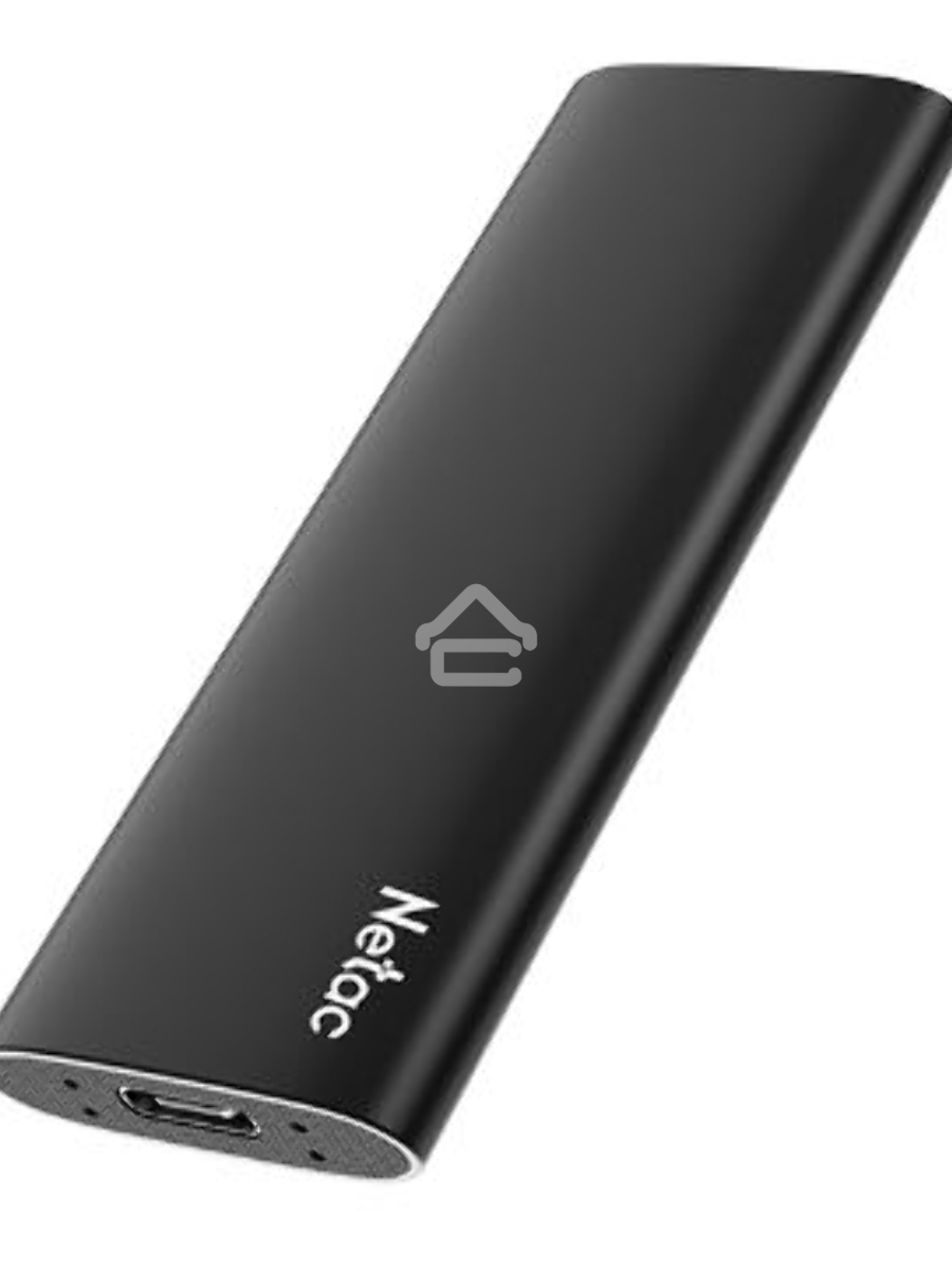 Внешний накопитель SSD Netac 500Gb Z SLIM <NT01ZSLIM-500G-32BK> (USB3.2, up to 520/480MBs, 100х29.5х9mm, Black)