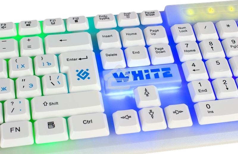 Клавиатура проводная Defender GK-172, USB, белый