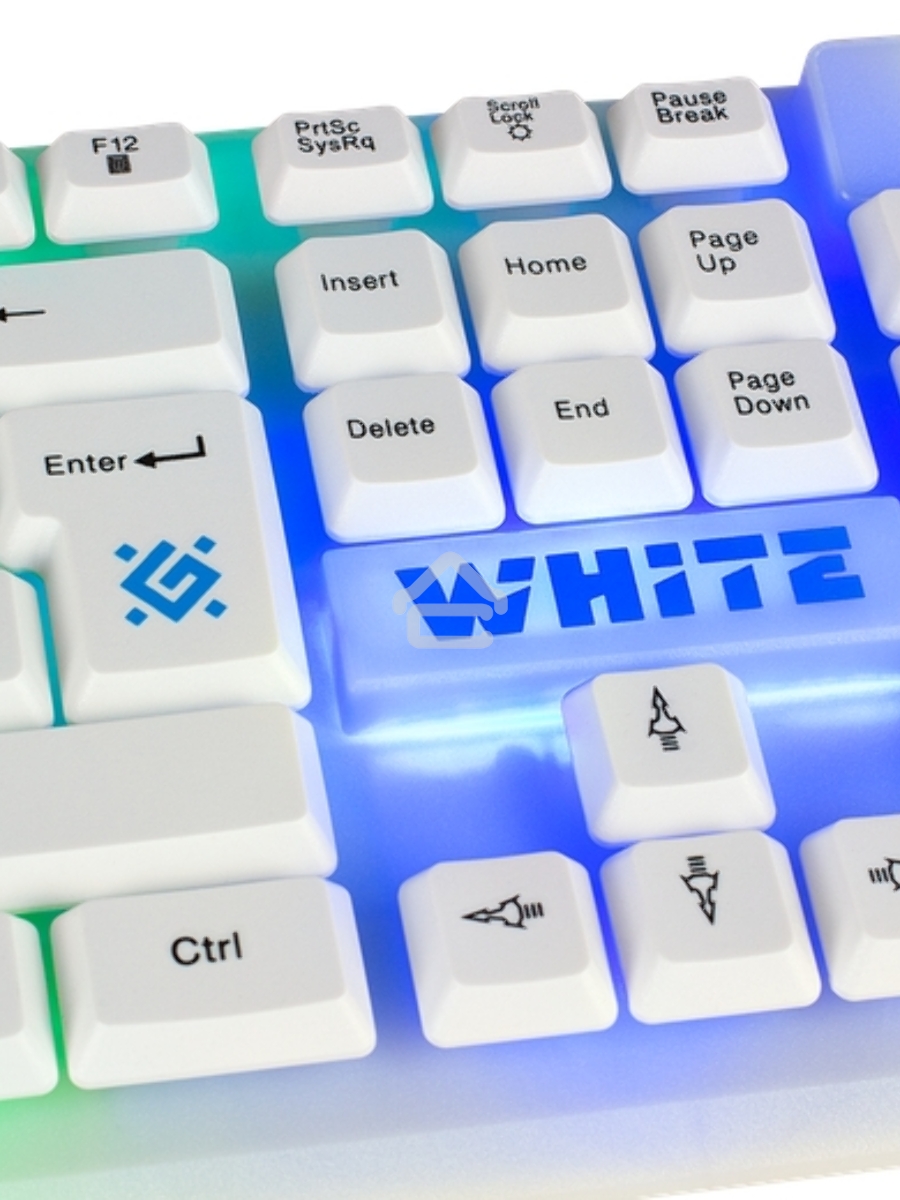 Клавиатура Defender White GK-172 проводная, USB, белый