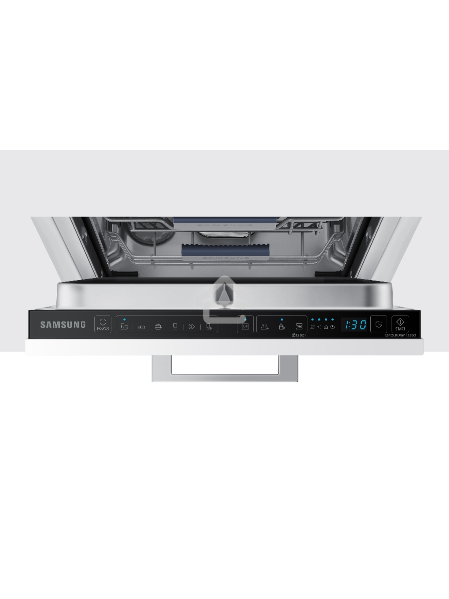 Встраиваемая посудомоечная машина Samsung DW50R4050BB/WT, черный, 45 см, 10 компл., 46 дБ, класс A+