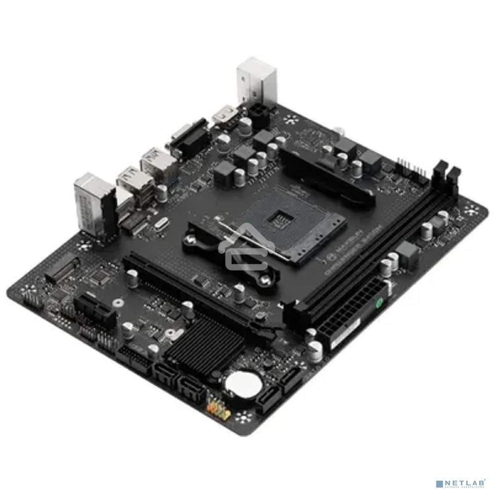 Материнская плата Maxsun Challenger B450M, AM4, AMD B450, 2xDDR4, 4xSATA, 1xM.2, 1xPCIe 3.0 x16, 1xPCIe 3.0 x1, 1xHDMI, 1xVGA, 1x 1Gb LAN, 2xUSB-A 3.2 Gen 1, 2xUSB-A 2.0, 3x3.5 мм, 5.1, M-ATX