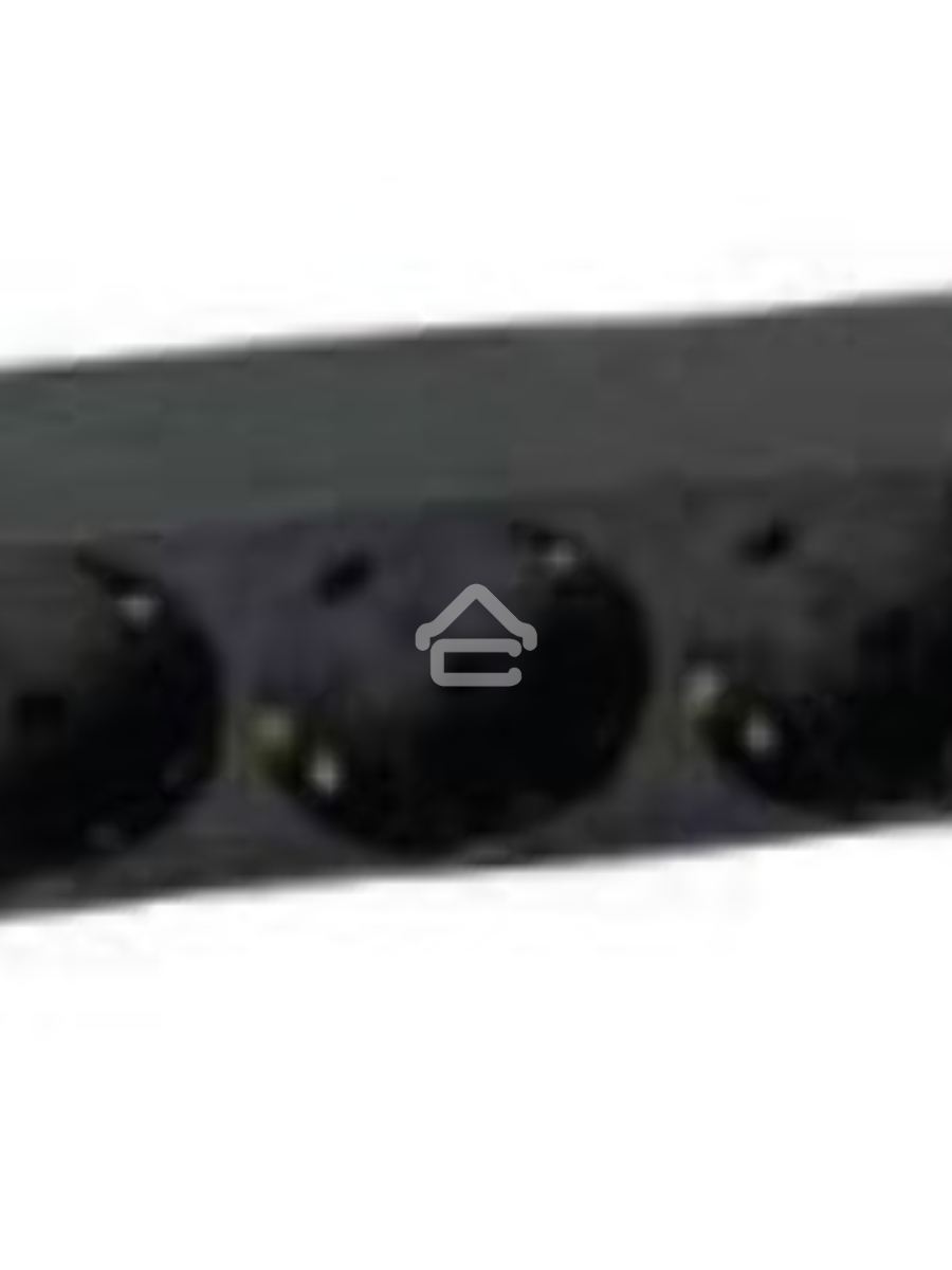 Блок ITK PDU 7 розеток DIN49440 (нем. станд.) с LED выключателем и защитой от перенапряжения, 1U, без шнура, вх. IEC320 C14, алюминевый профиль, черный