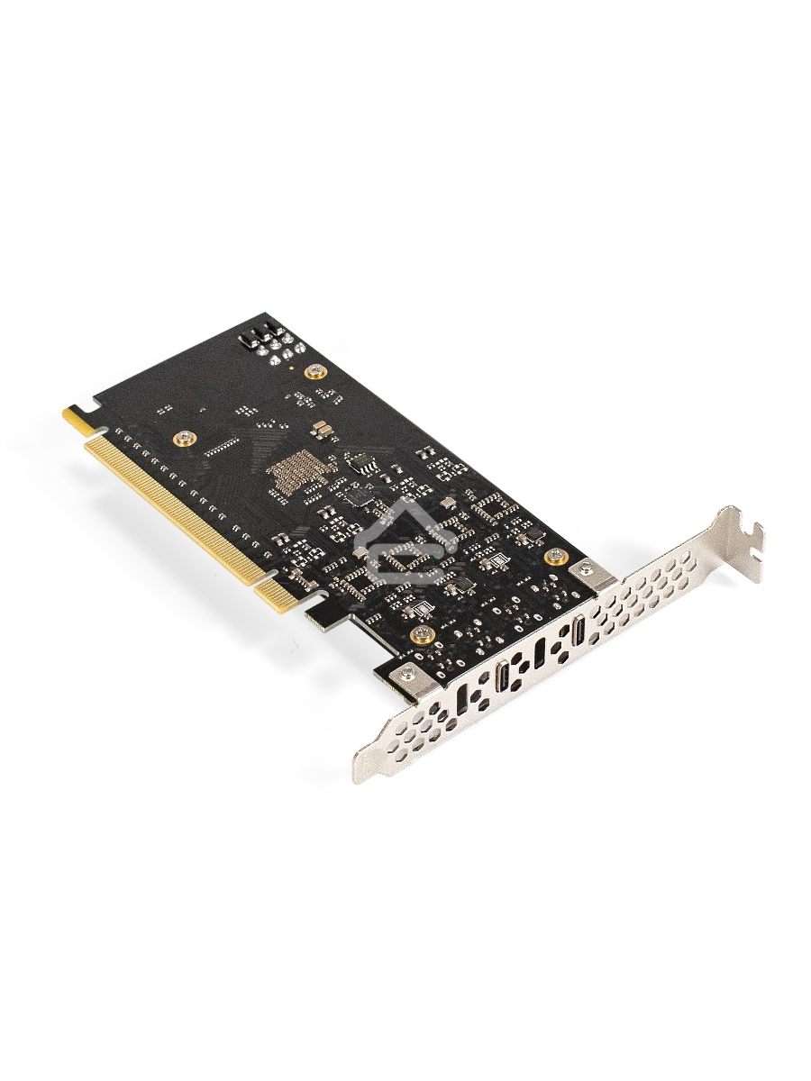 Контроллер ExeGate EXE-322 (PCI-E x16 v3.0, 2*20Gbps (USB3.2 GEN2x2) Type-C ext., ASMedia Chipset ASM3242)