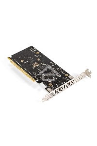 Контроллер ExeGate EXE-322 (PCI-E x16 v3.0, 2*20Gbps (USB3.2 GEN2x2) Type-C ext., ASMedia Chipset ASM3242)