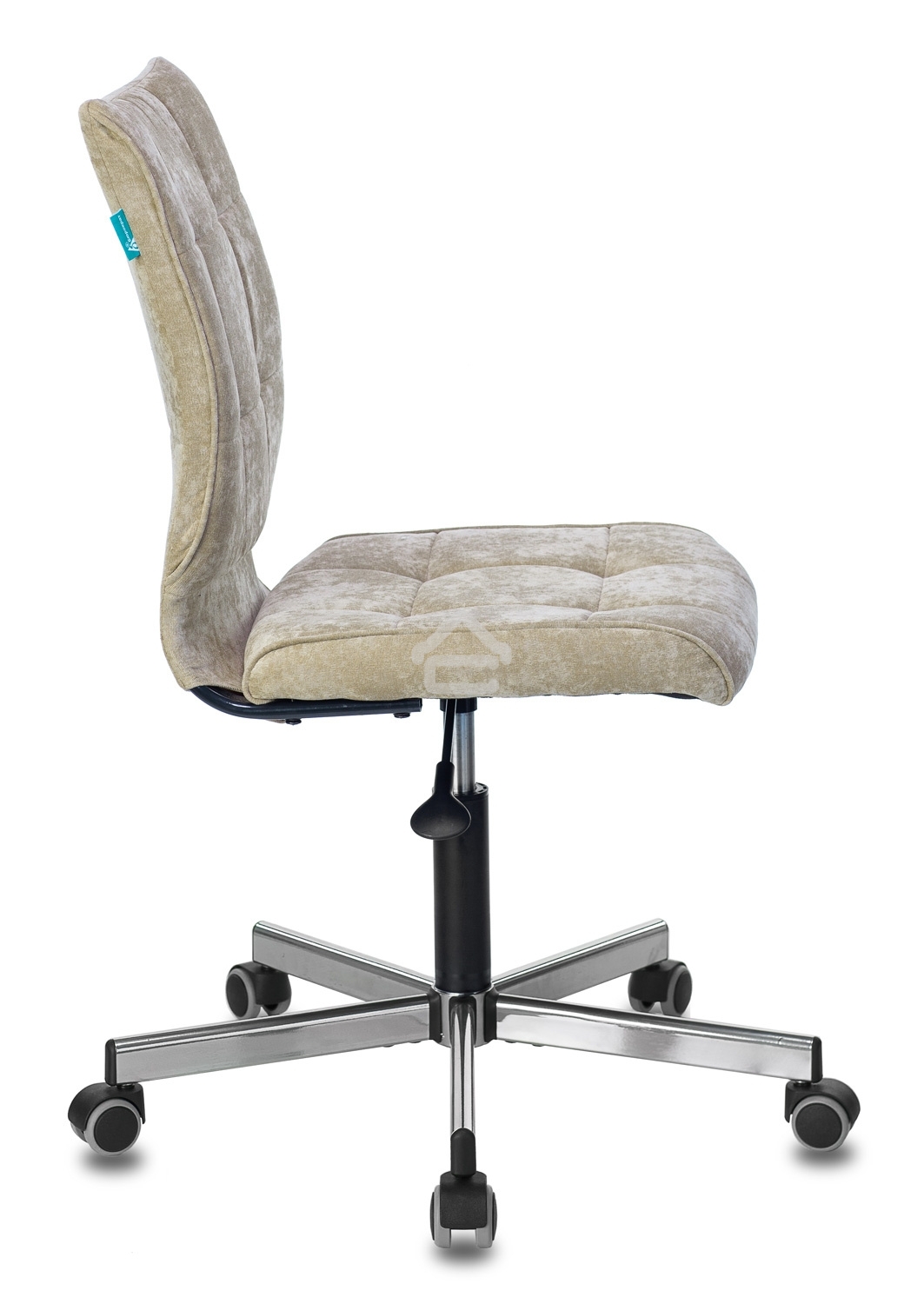 Кресло офисное Бюрократ CH-330M/LT-21 без подлокотников, песочный, крестовина металл