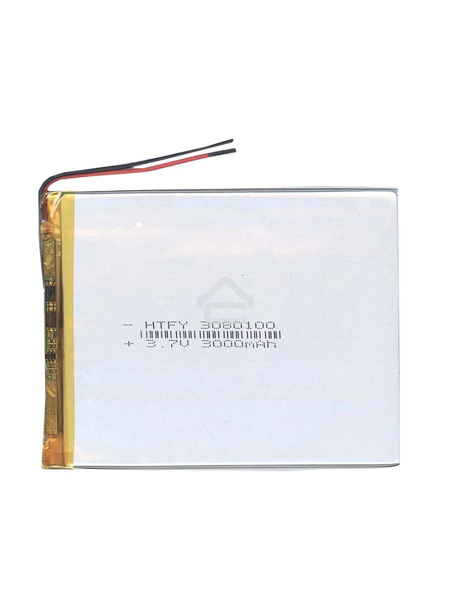Аккумулятор Li-Pol (батарея) 3*80*100мм 2pin 3.7V/3000mAh