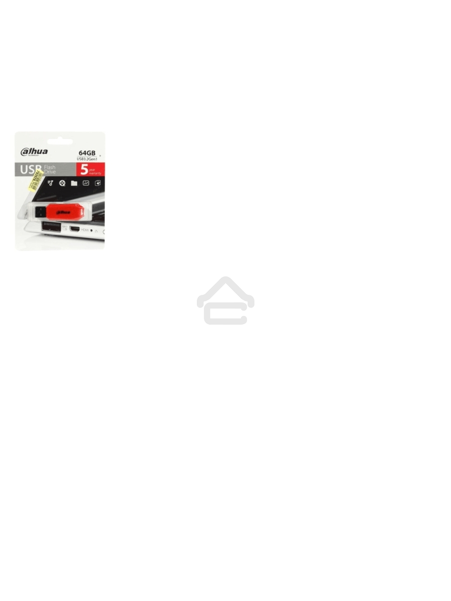 Флеш Диск Dahua U176 64Gb <DHI-USB-U176-31-64G>, USB3.1, пластиковая