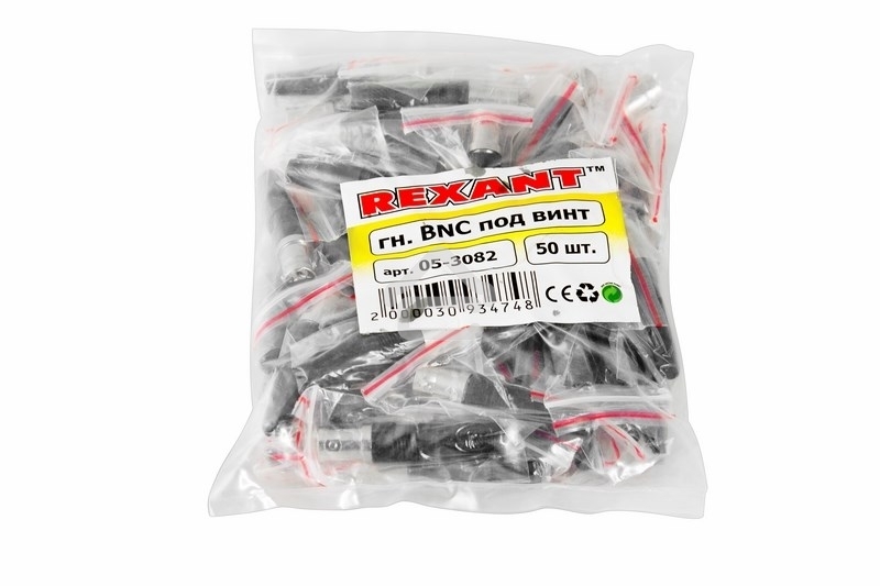 Разъем гнездо Rexant BNC под винт с колпачком