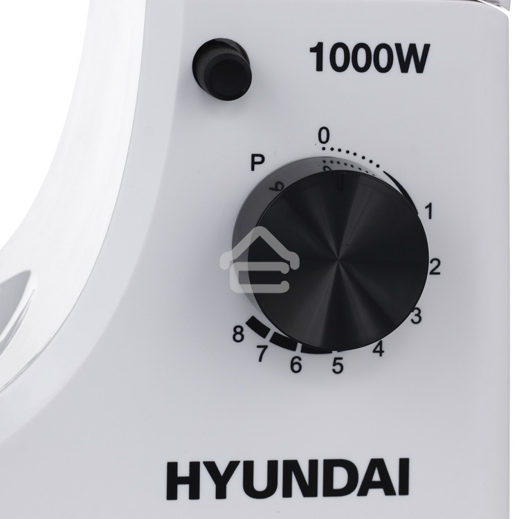Миксер планетарный Hyundai HYM-S4451 1000Вт белый/черный