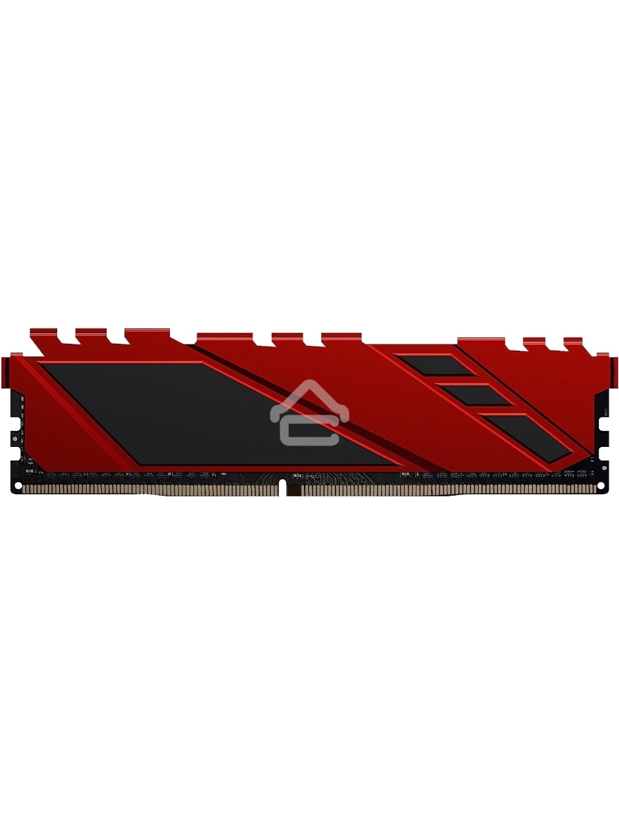 Оперативная память NETAC Shadow, DDR4, 8GB (1x8GB), 3200MHz, CL16, DIMM, с радиаторами, красный