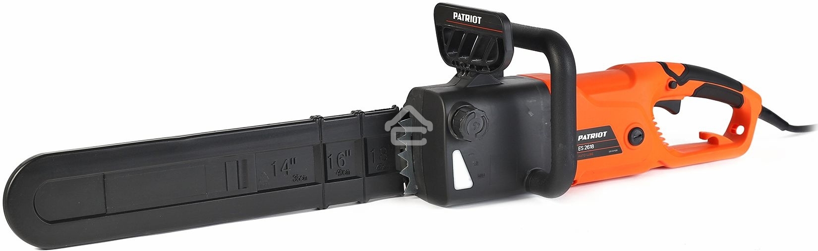 Пила цепная электрическая Patriot ES 2618, 2.5кВт,18' шина, продольный двигатель, плавный пуск, бесключевая натяжка цепи