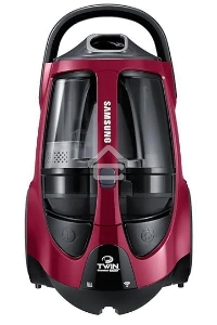 Пылесос Samsung VCC885FH3P красный, 430/2200 Вт, уборка сухая, пылесборник двойная камера 2л