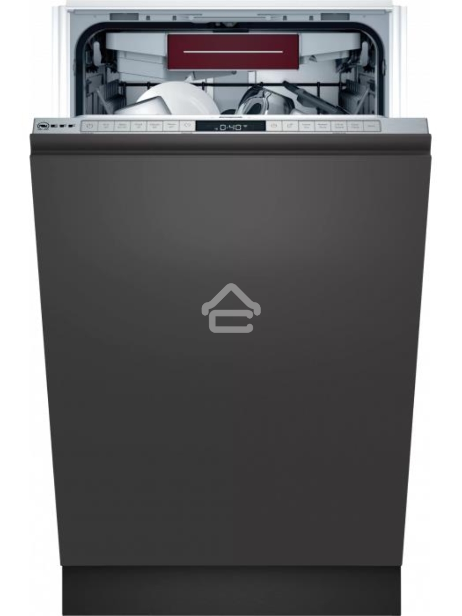 Встраиваемая посудомоечная машина NEFF S855EMX16E, серебристый, 44.8 см, 10 компл., 44 дБ, класс A