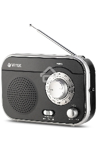 Радиоприемник Vitek VT-3593 (BK) Выходная мощность 1 вт. Динамики 1.Тип батареек UM-2/C
