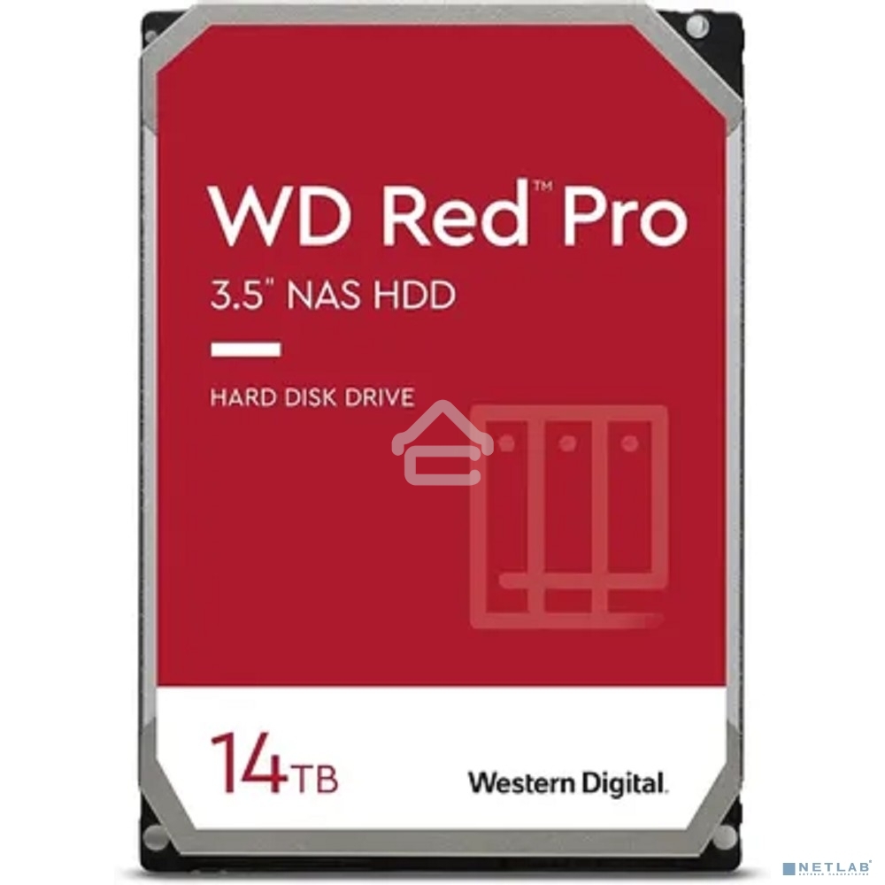 Жесткий диск WD SATA-III 14TB WD142KFGX NAS Red Pro (7200rpm) 512Mb 3.5