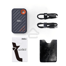 Внешний SSD Netac ZX20, 1TB, USB 3.2 Gen 2x2 Type-C, R/W 2000/1800, черный