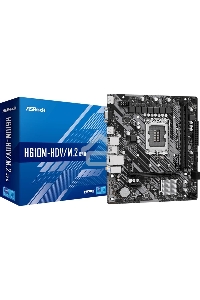 Материнская плата ASRock H610M-HDV/M.2 R2.0, LGA 1700, Intel H610, 2xDDR4, 4xSATA, 1xM.2, 1xPCIe 4.0 x16, 1xPCIe x1, 1xDP, 1xHDMI, 1xVGA, 1x 1Gb LAN, 2xUSB-A 3.2 Gen 1, 4xUSB 2.0, 3x3.5 мм, 7.1, mATX
