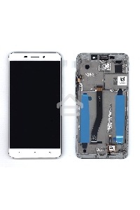 Дисплей для Asus ZenFone 3 Laser ZC551KL белый с рамкой