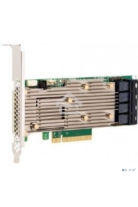 Контроллер MegaRAID 9460-16I SGL (05-50011-00), PCIe 3.1 x8 LP, SAS/SATA/NVMe, RAID 0,1,5,6,10,50,60, 16port(4 * int SFF8643), 4GB Cache, 3516ROC