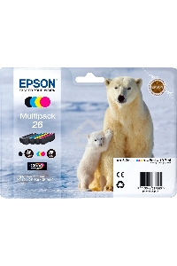 Картридж струйный Epson C13T26164010 черный/голубой/желтый/пурпурный набор карт. (200 стр 17 мл ) для Epson XP-600/605/700/710/800