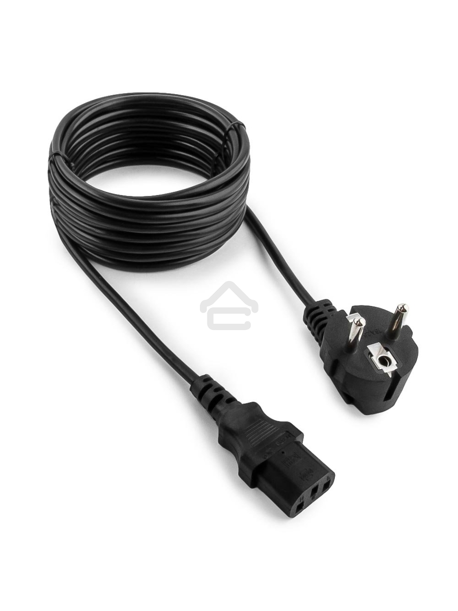 Кабель Кабель питания Gembird 4.5-5.0м, черный, с заземление, пакет PC-186-15