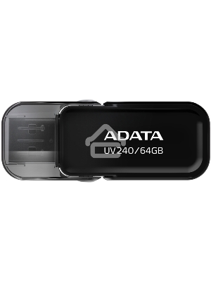 Флеш диск 64GB ADATA UV240, USB 2.0, Черный