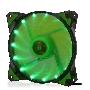 Вентилятор для корпуса Crown CMCF-12025S-1222 черный/зеленый, 120 мм, 1650 об/мин, 28 дБ, 3 pin