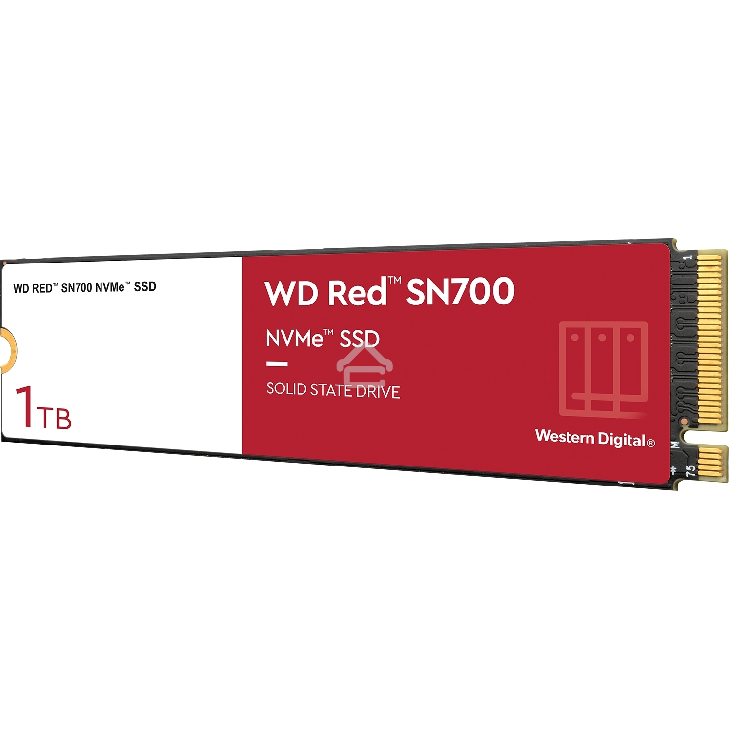 Накопитель SSD WD Red SN700, 1Tb, PCIe 3.0 x4, M.2 2280, NVMe, R/W 3430/3000